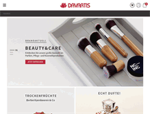 Tablet Screenshot of davartis.de